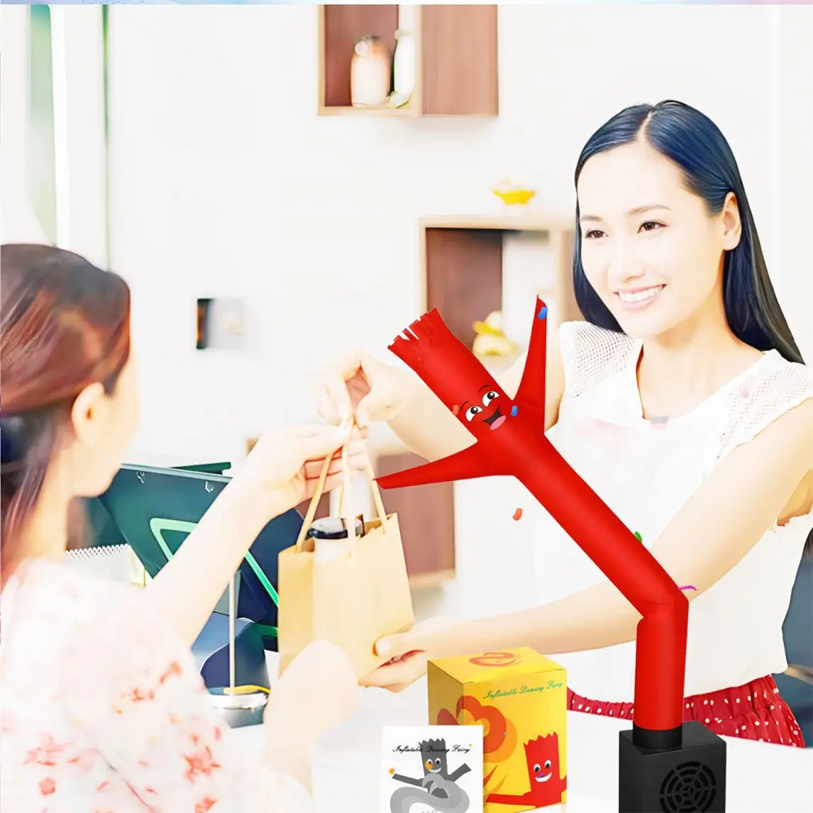 Рекламный надувной мужской Настольный танцор