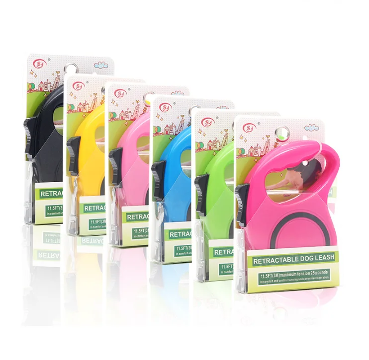 New portable outdoor dog walking leash wholesale modern multifunctional dog leash automatic retractable pet leash