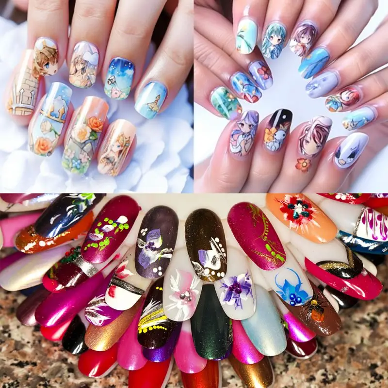 KHY OEM New Arrival Nailart Supplies Tools Polish With Brush Tip Drawing Painting Art Graffiti For Acrylic Paint Nail Draw Pen