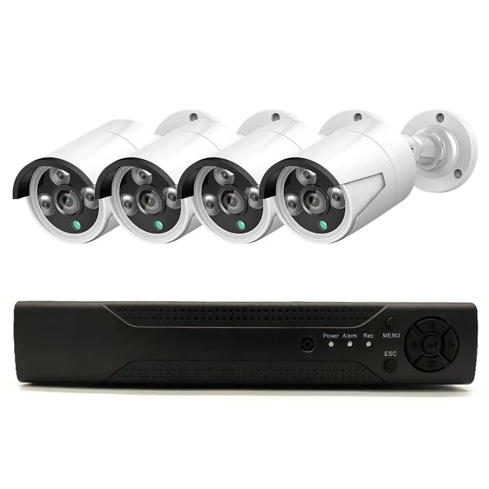 1080P Competitive cost CCTV Camera System Camera 4CH AHD DVR Kit