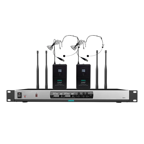Звуковая система DSPPA 2 канала конференц-связи беспроводной UHF микрофон ручной Профессиональный для Конференции и сцены