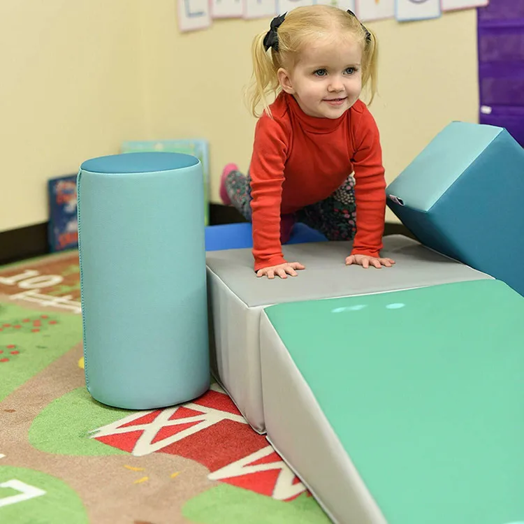 Climb and Crawl Foam Play Set for Toddlers and Preschoolers Kids Met
