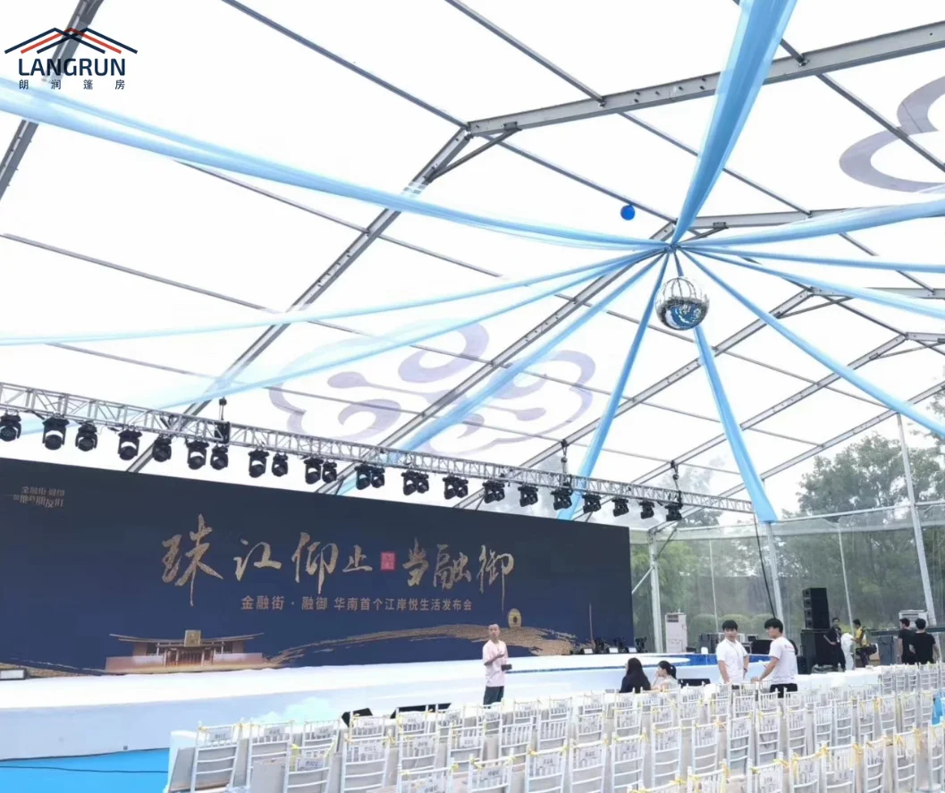 20x40 Waterproof Clear Roof Wedding Venue Marquee Tent Aluminum Frame Event Tents For Sale