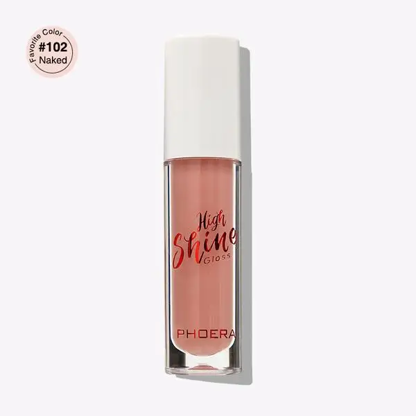 PHOERA Highlight Mirror Finish Moisturizing Lip Gloss Tubes, Cruelty-Free Long-Lasting Hydrating Lip Gloss