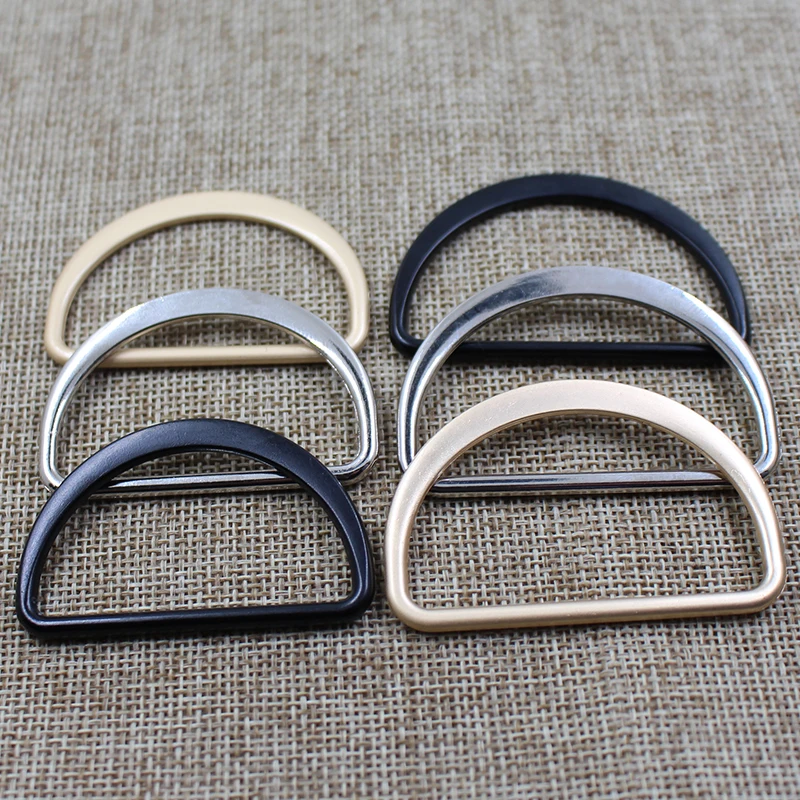 High quality custom  metal flat alloy d ring buckle hardware accessories