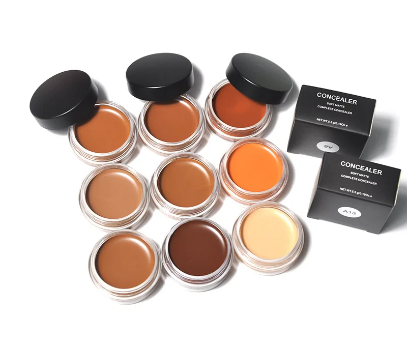 OEM Your Logo 10 Colors Concealer Gel Reduce Dark Spots Blemishes Flawless Full Coverage Color Correcting Concealer