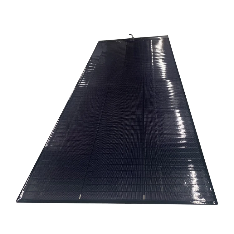 Full Black Flexible Sticker Solar Panel Frameless Sunpower Panel Flexible 370W 380W 390W Mono Panels