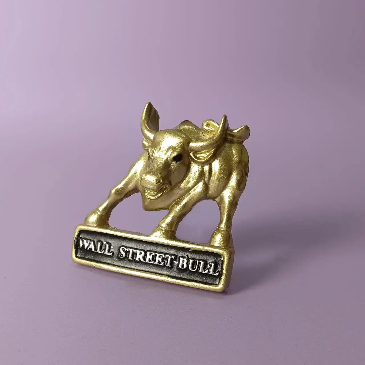 Resin 3D Wall Street Copper Bull refrigerator magnet tourist souvenir