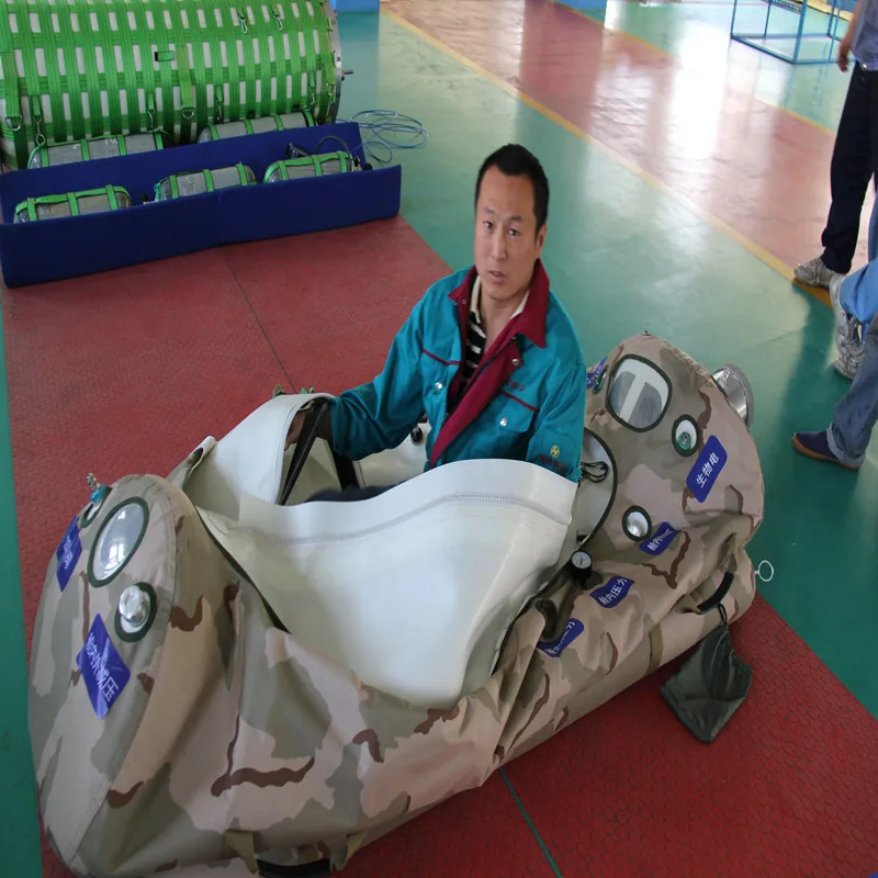 soft portable pressuring chamber 2.5ATA or 0.15MPa medical hbot chamber ambulance bus use