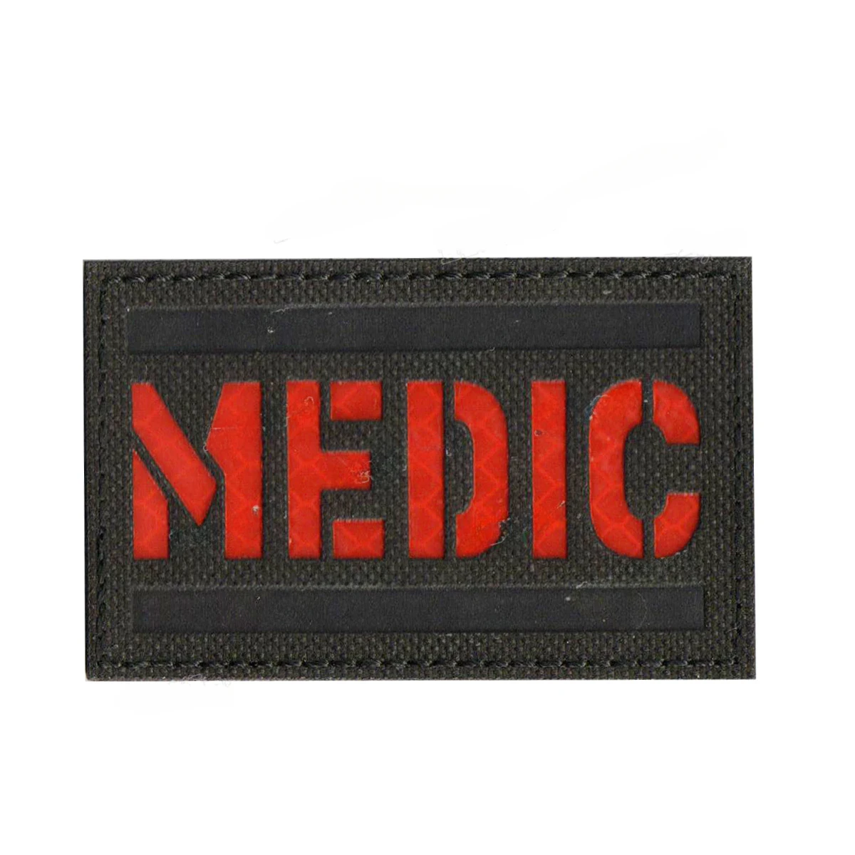 Supply Fabric Tactical Morale Patches Star of Life Rescue MEDIC Snake IR Reflection Identification Badges with Hook Loop Backing