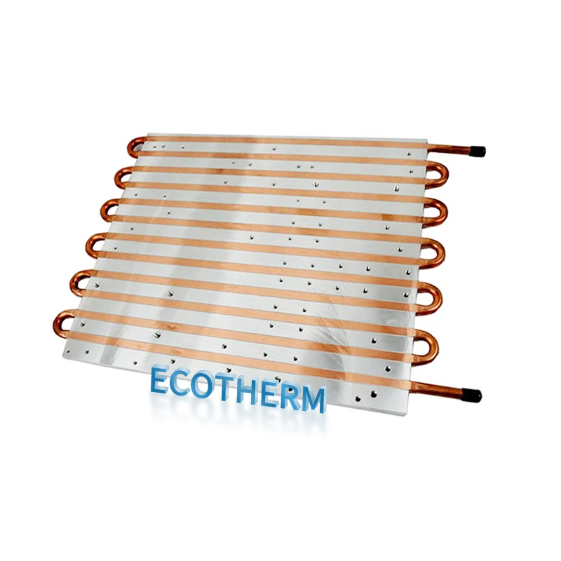 Custom high power laige air cooler water cooling heat sink aluminum water cooling plate with cooper tubes