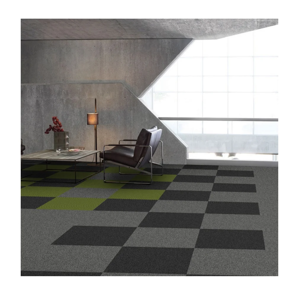 Kaili Luxury Commercial Grade Square Nylon Carpet Tiles for Hotel Home Office Use