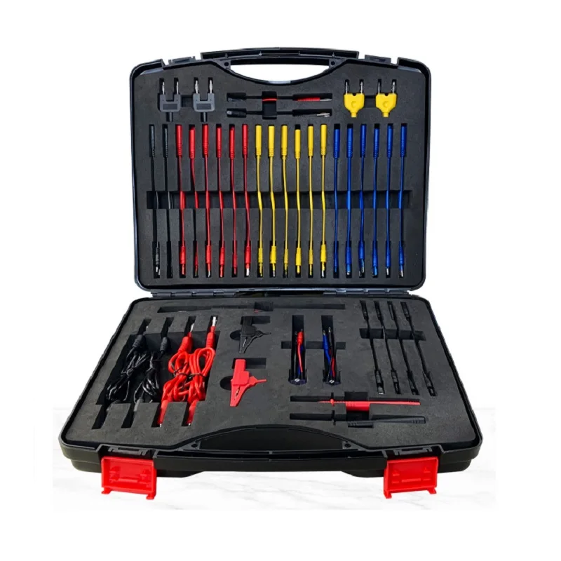 90Pcs Multimeter Leads Probe Automotive Electrical Wiring Harness Connector Diagnostic Tool Tester Set