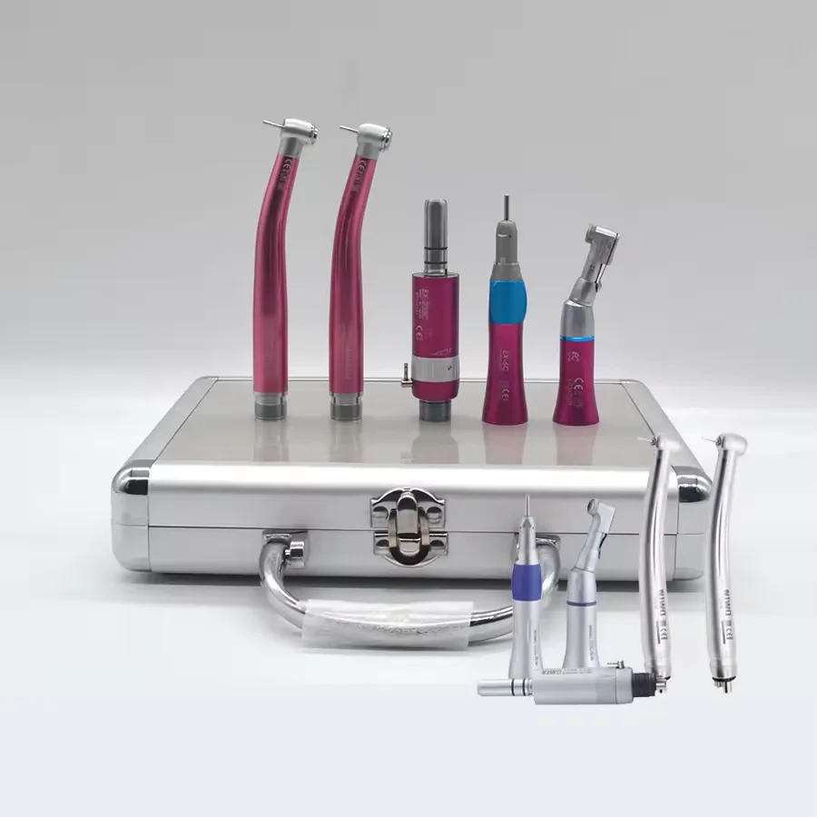 Good Price Colorful LED High and Low Speed Electric Dental Handpiece Set Dental Kit