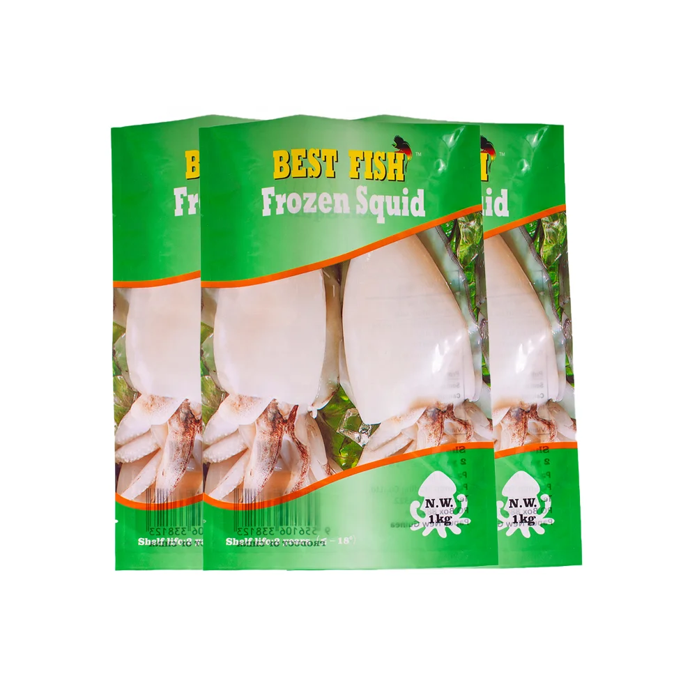 Custom printed OPP PE laminated three side Custom printed OPP PE laminated three side sealed plastic frozen food packaging pouch