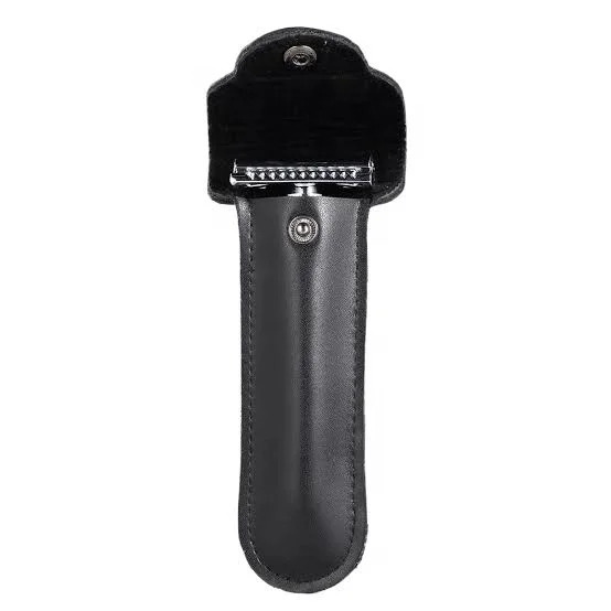 Safety Razor For Men Shaving Sliver Stainless Steel Custom Logo Twin Blade Shaver Open Comb Head