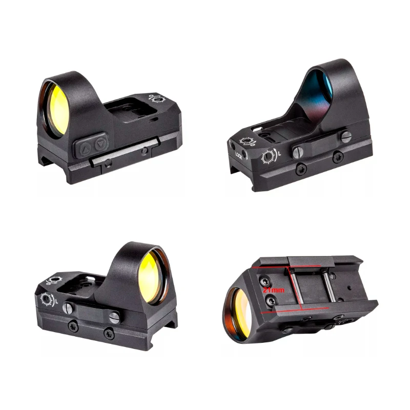 SIVI Amazon Selling Tactical Hunting Fully Multi- Green Coated Optics Hunting Scope 3 MOA MIL DOT Red Dot Sight