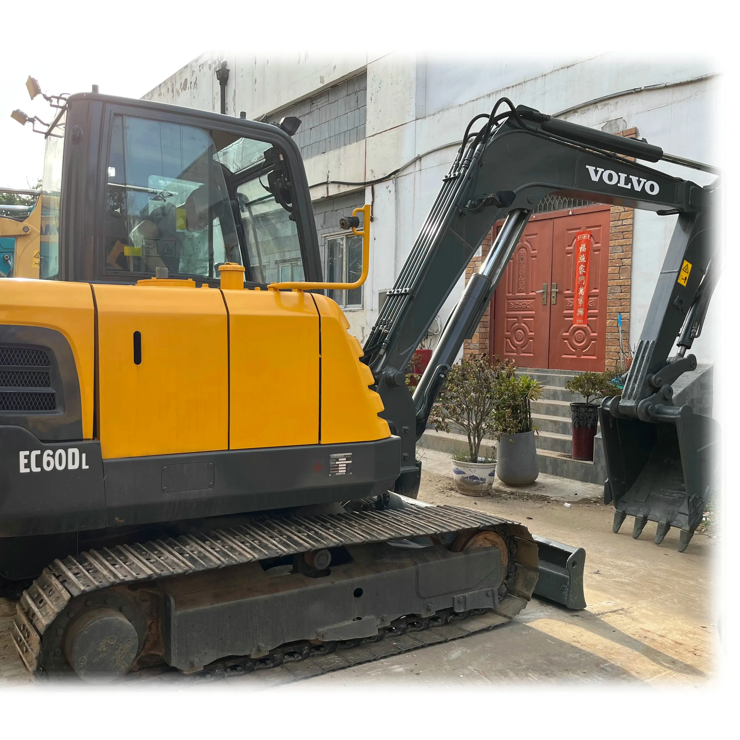 Низкая цена б/у экскаватор Volvo Ec60 из Южной Кореи сделанный 6-тонный