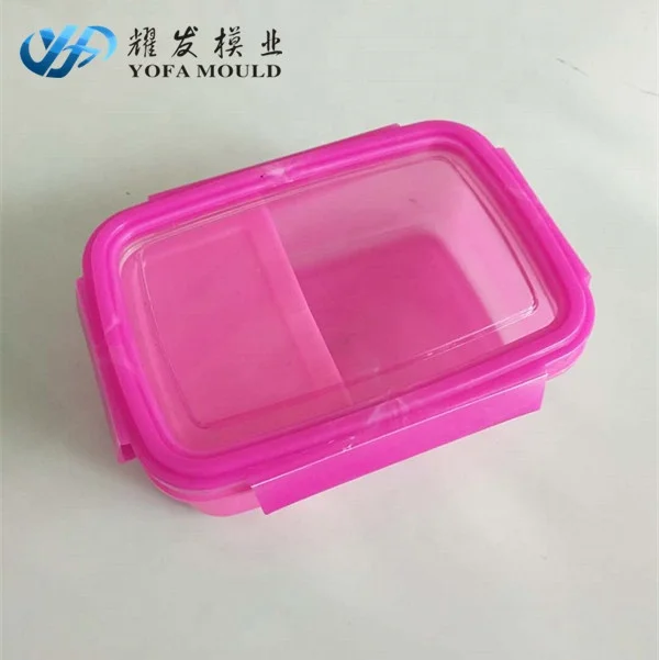 
plastic injection customized design seal pot tank food box container mould mold 