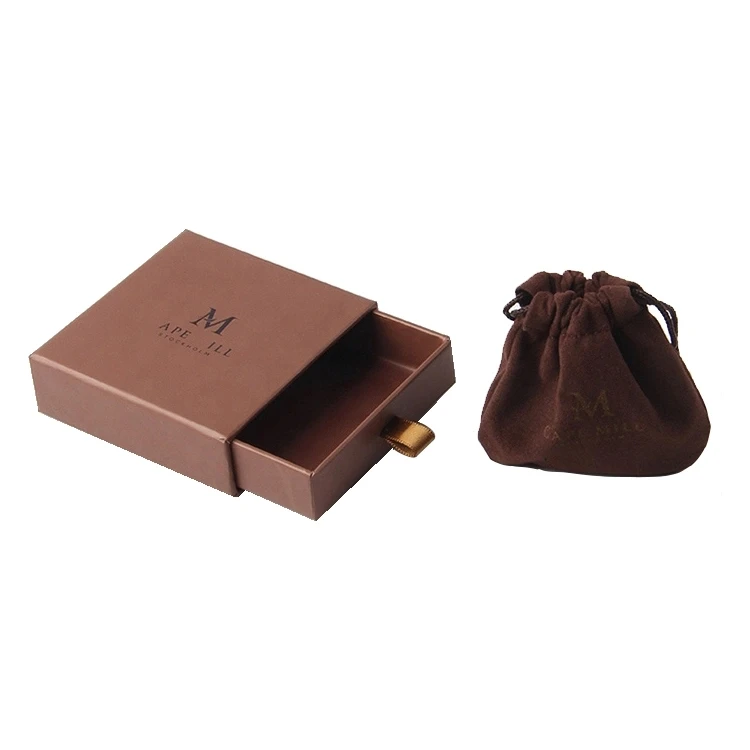 Custom luxury high-end belt gift packaging box art paper sliding drawer box for packing belt tie purse