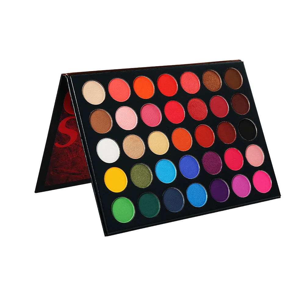  BEAUTY GLAZED тени для век 35 цветов макияж палитра теней мерцающие матовые стойкие с высоким