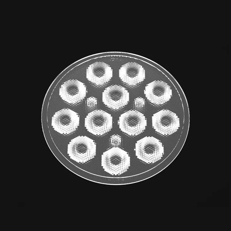 Surgical lamp lens 38 degree par led lens for12 in 1  leds