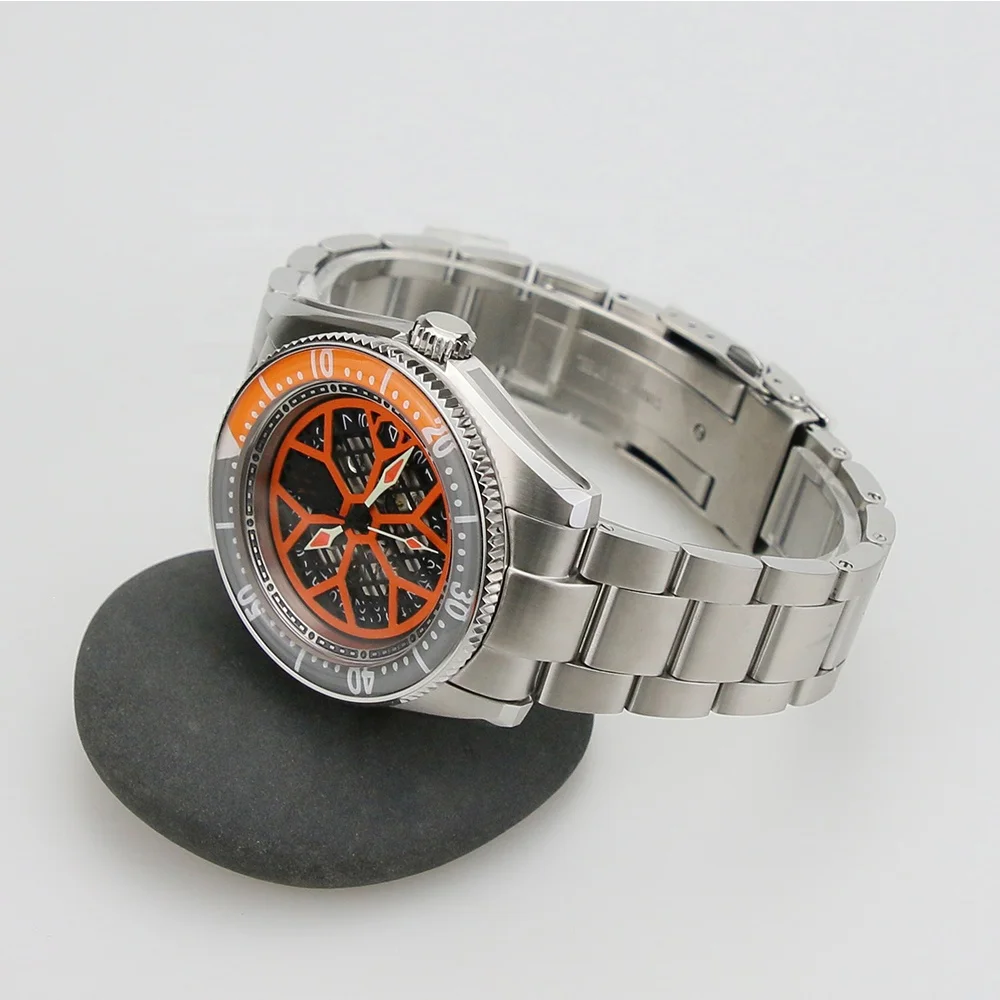 New Arrival 20ATM 316L Stainless Steel Fit NH35 NH36 Movement NEW M300  007  Watch Case