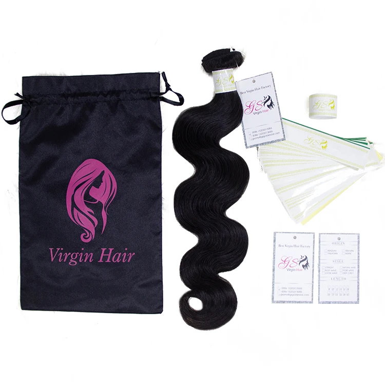 GS Desgin Your Custom Logo Hair Extension Packaging,Wraps/Tags/Silk Bags/Iron/Eyelashes/Cap/Hair Free Private Labels