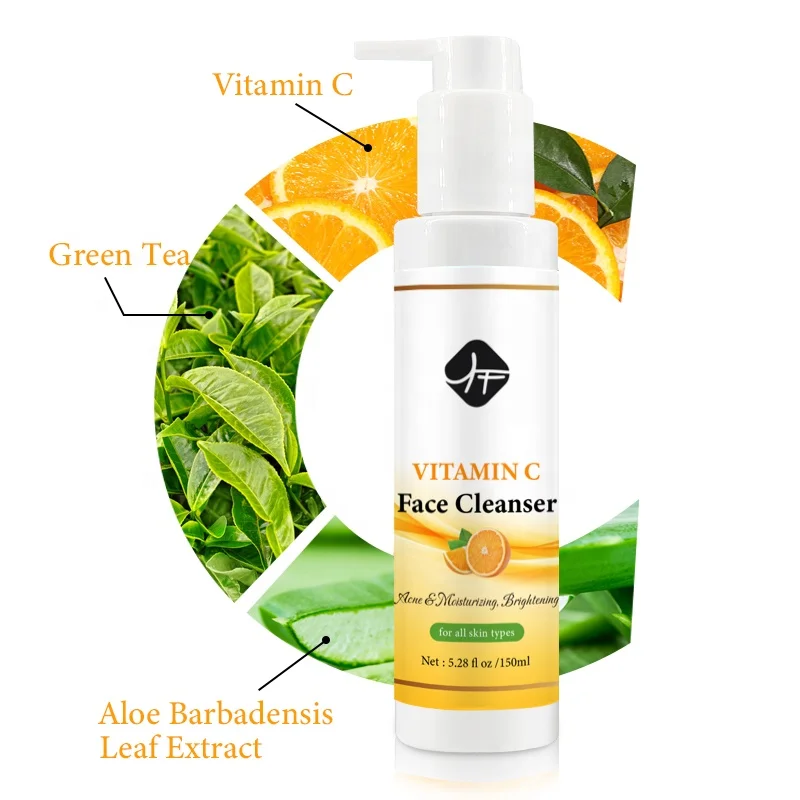 2022 Лидер продаж косметический уход за кожей Kinect частная этикетка лицом отбеливание акне экстракт зеленого чая витамин С набор для ухода