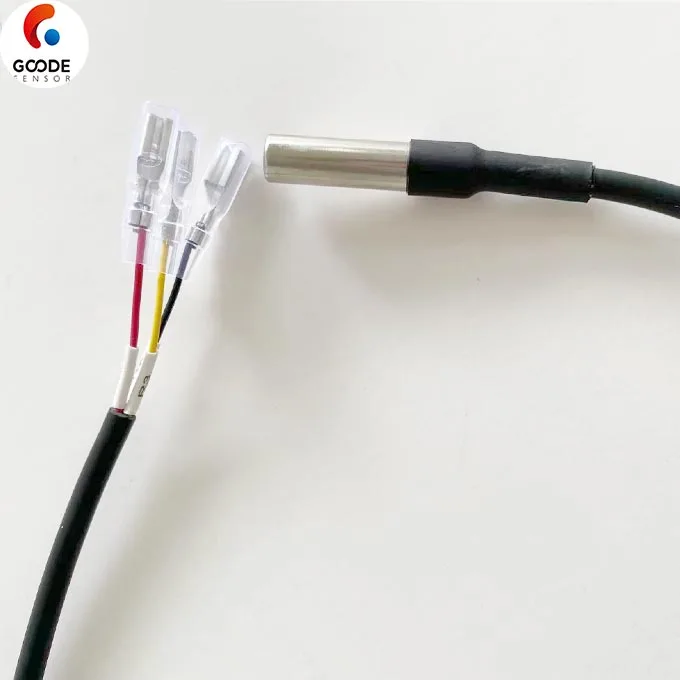 Silicone Cable Waterproof PT100 RTD Temperature Sensor