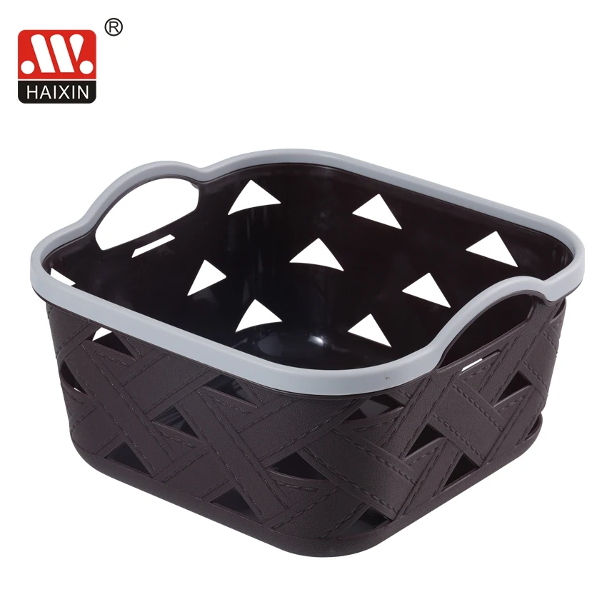 HOT Home Fruit Snack Storage Household Storage Plastic Basket With Handle