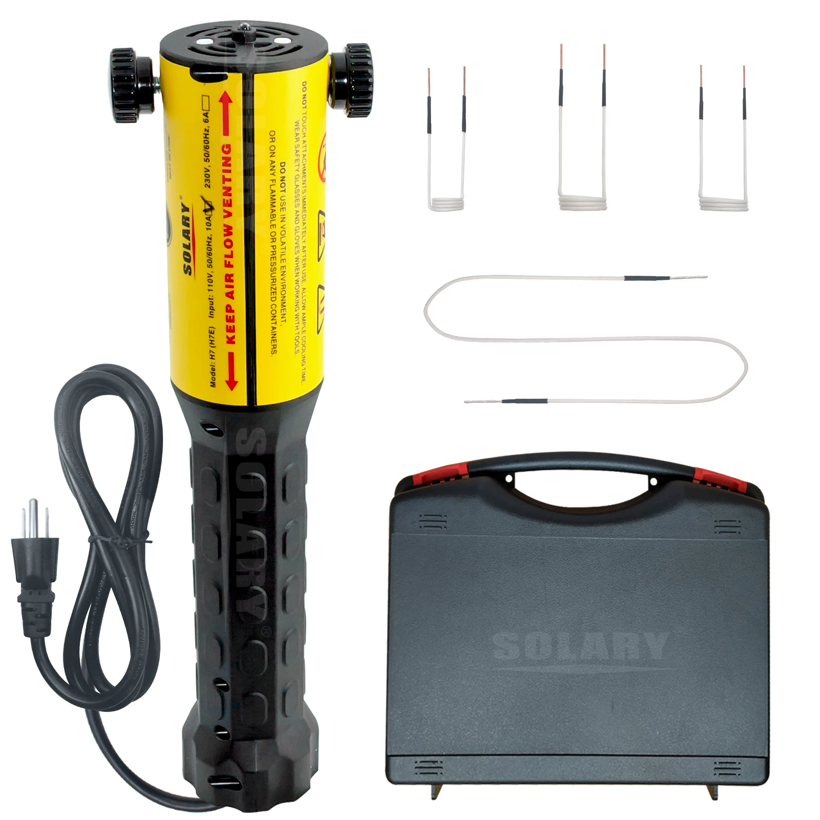 Induction Heater Kit 1000W Magnetic DIY Automotive Repair Melting Metal Soldering Iron Safety Tool Bolt Removal DIY