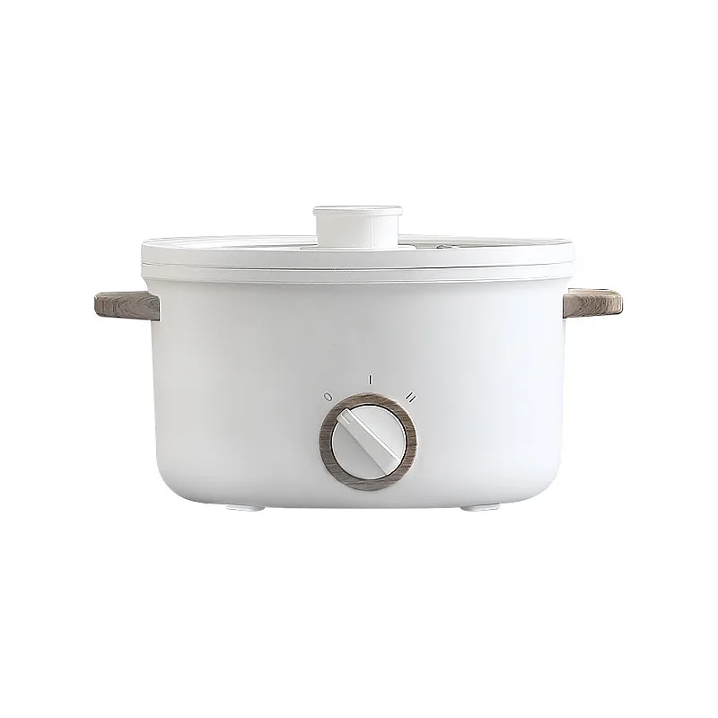 Factory New Arrival Custom Color 2.5L multi Electric Hot Pot Noodles Cooker non-stick coating Household electric cooking pot