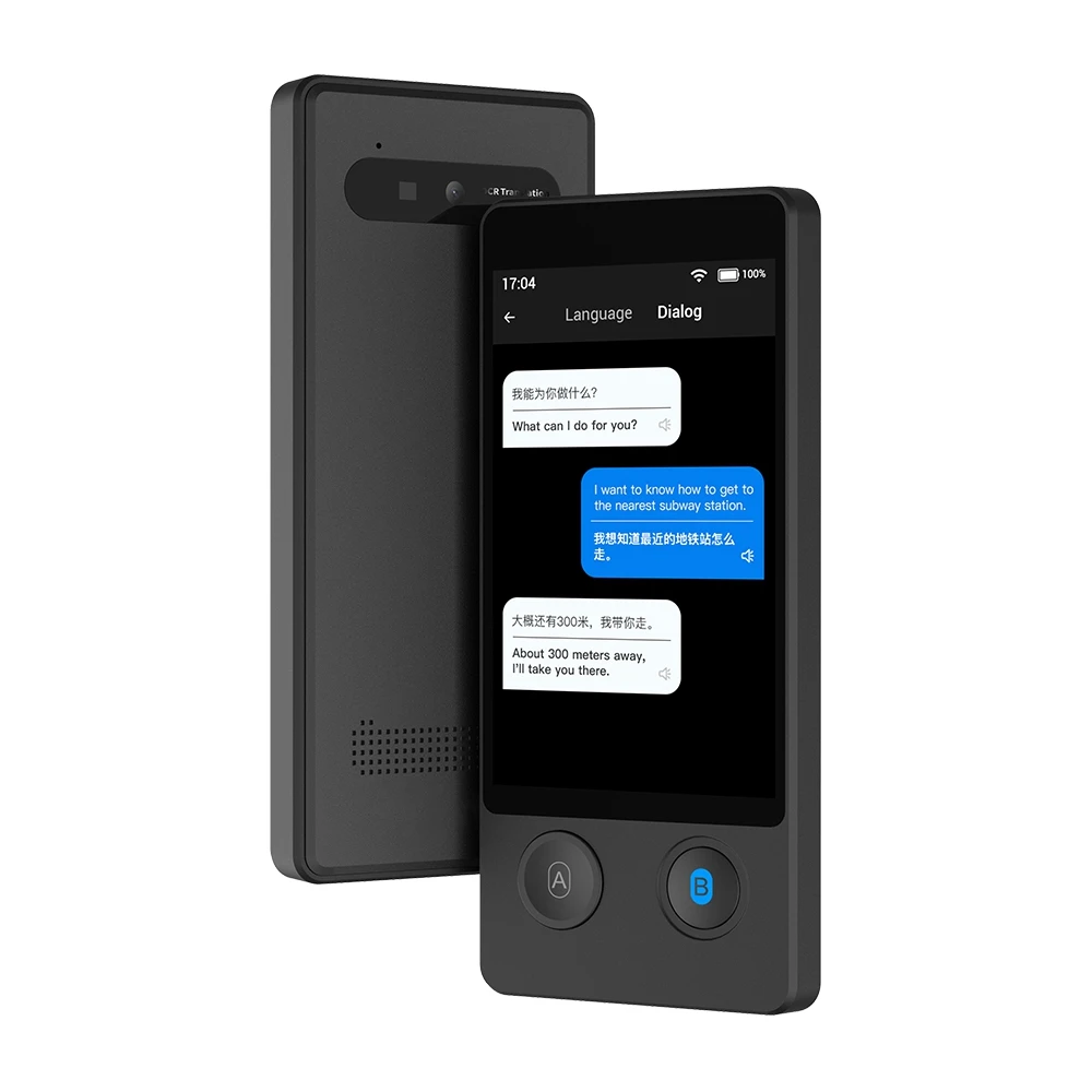 Wooask W12  Hot Seller Smart Translator  Two Way Instant  144 languages Translate Device 98% Accuracy  Voice Translator