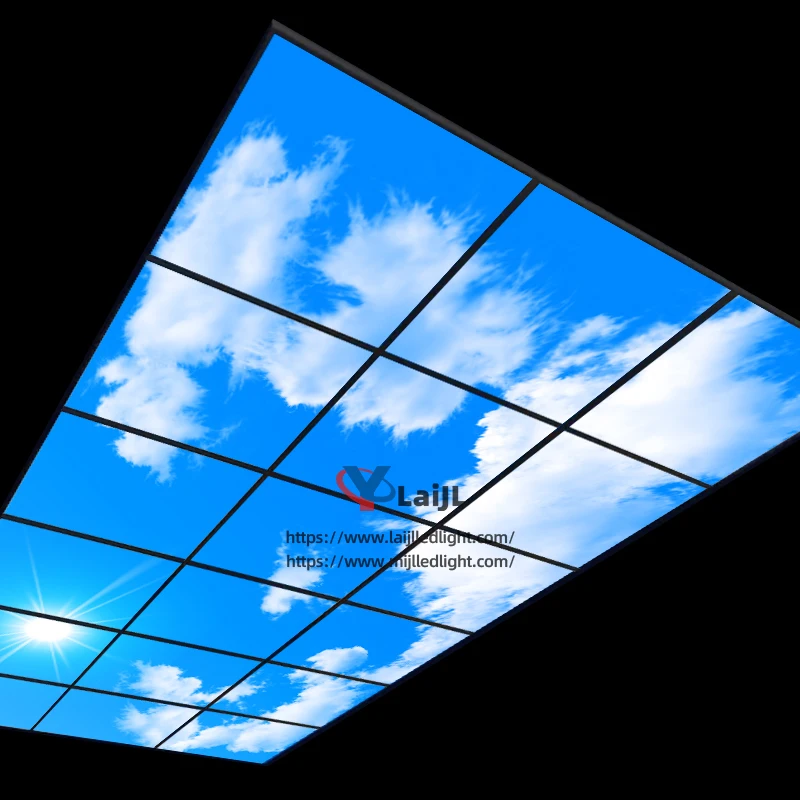 Customize Image Sky Ceiling 600x600 Led Panel Light For Hospital Led Panel High Lumen 40W 60x60 LEDpanel light