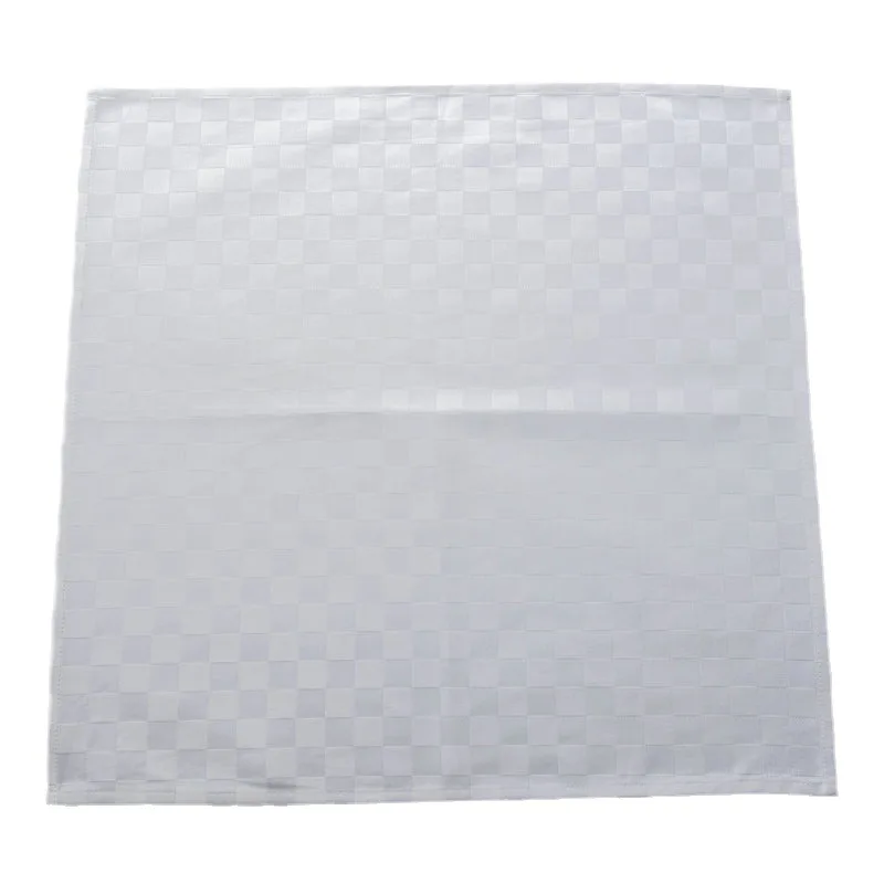 Libosa plaid cotton wedding decoration cloth wholesale pure cotton napkin wiping towel 5 Star hotel Western restaurant napkin