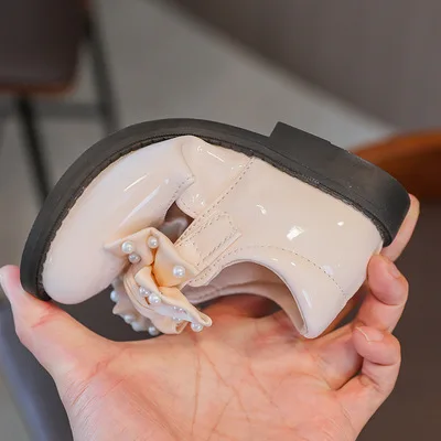 Choushan OEM Zapatillas Femeninas Pearl Dot Silk Fabric Sweety Bowknot Cute High Quality Shoes