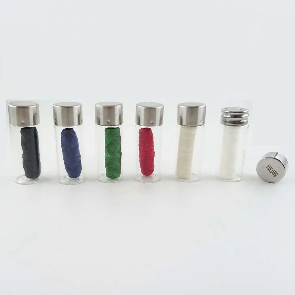 Eco-Friendly Candelilla Waxed Dental Floss in Glass Bottle