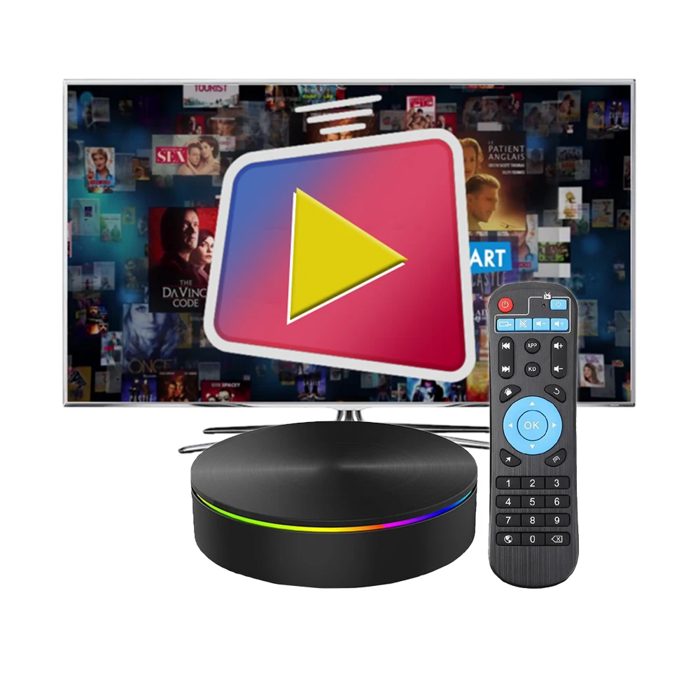 2024 best server Lion trex Strong 4k Android Smart IPTV Box Subscription Android TV box Megaott