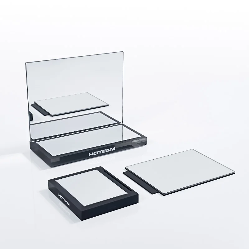 custom social media signs qr code 3d acrylic mirror sheet for home wall decor