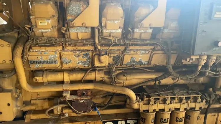 used diesel generator genset 2000kw caterpillar cat 3516   for sale