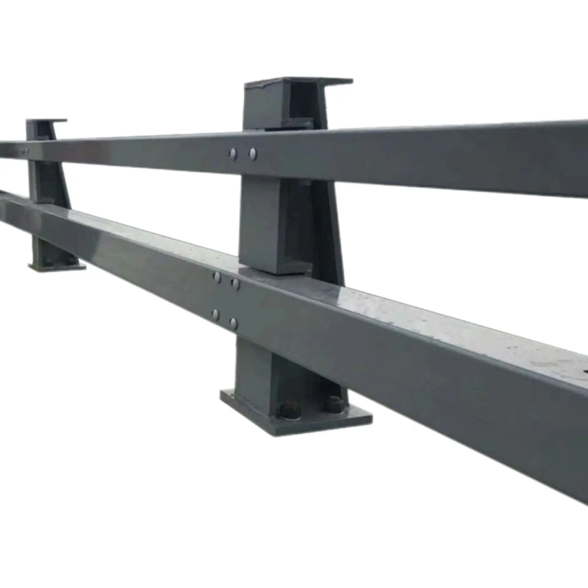 Multi-purpose  powder coating  safety steel durable flyover removable bridge expressway anti-collision guardrail
