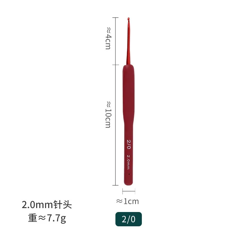 high quality wholesale Knitting Needle Kit Soft Grip Handles Aluminum Crochet Hooks