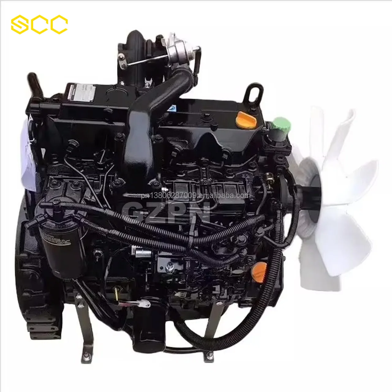 4TNV98  Diesel Whole Engine 3TNV84 3TNV88 4TNV88 4TNE98 Excavator Engine Assembly For Yammar Excavator Construction Machinery