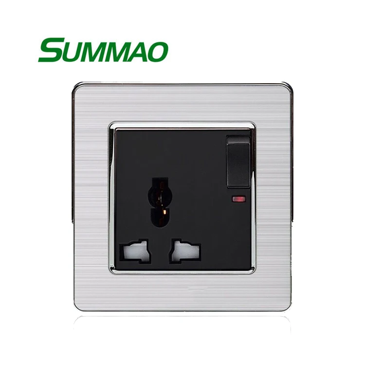Новый домашний настенный кнопочный переключатель питания 10A доска электронная розетка 220 вольт