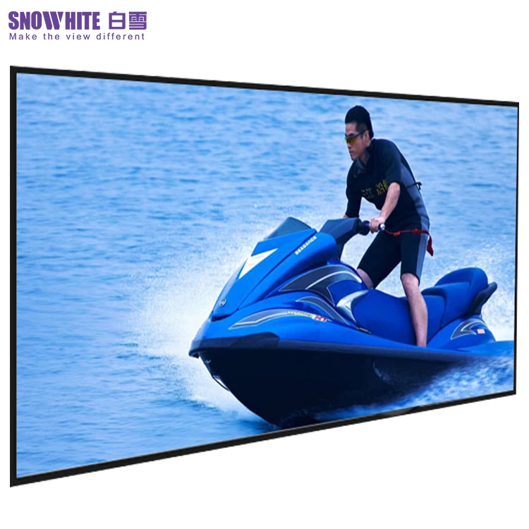 
SNOWHITE 120 Inch 16:9 long-focus rejecting ambient light frame fixed projection screen projector custom 
