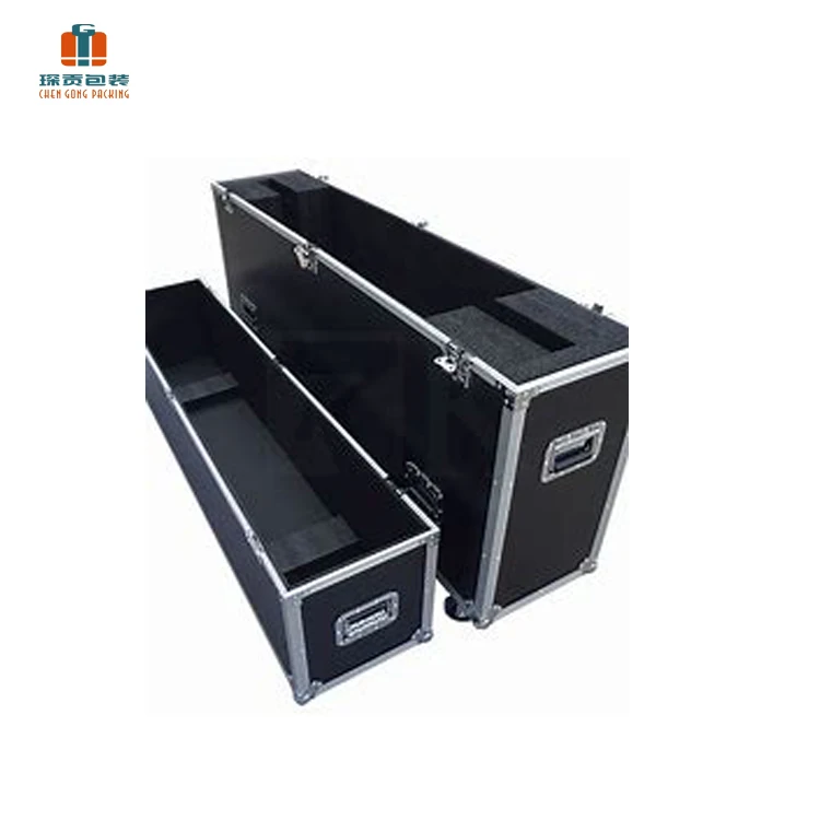 Shockproof Waterproof Road Case Plasma Screen transportation 55 inch tv flight Case