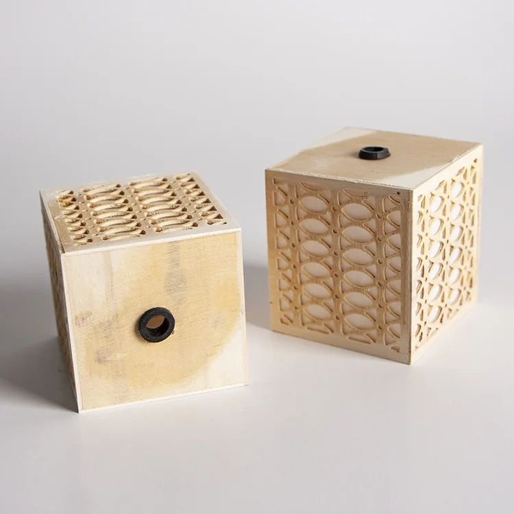 8.5FT Wooden Hollowed String Lights Outdoor Summer String Lights