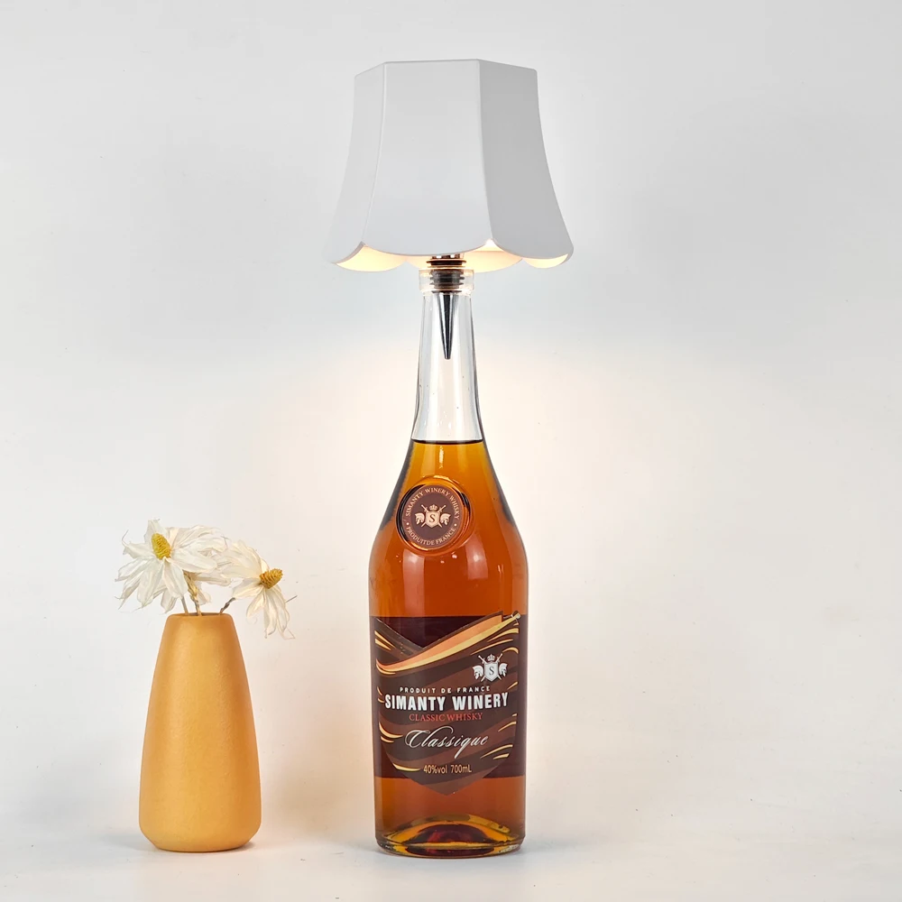 Портативный современный беспроводной светильник для бутылки абс с сенсорным управлением USB C зарядный кабель в комплекте функция пробки