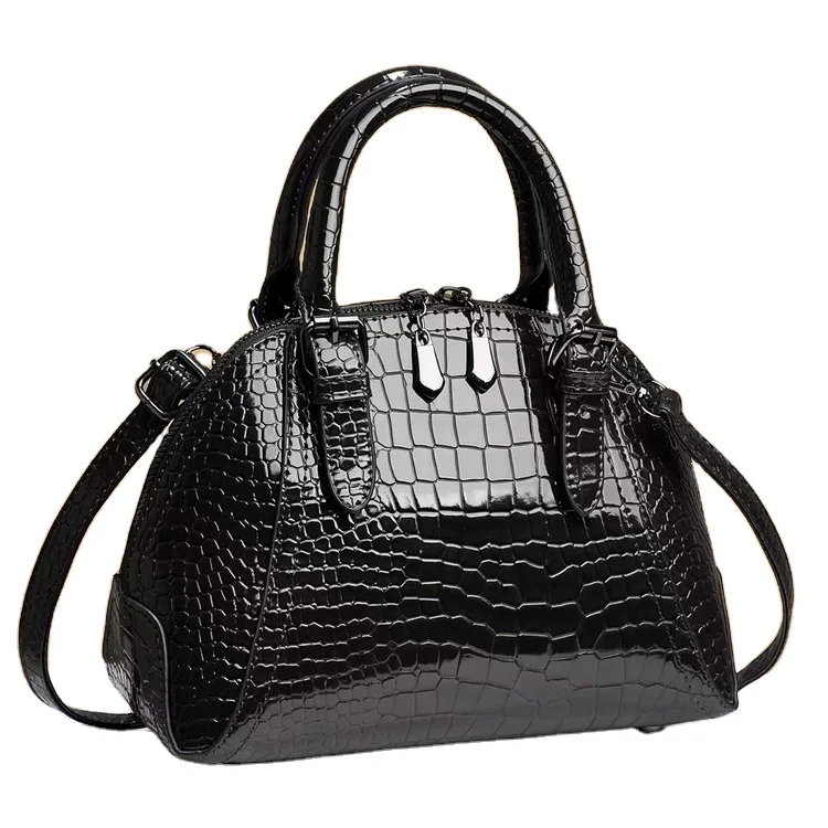 Custom Black Wholesale Ladies Luxury Bags for Women Famous Brand Handbag